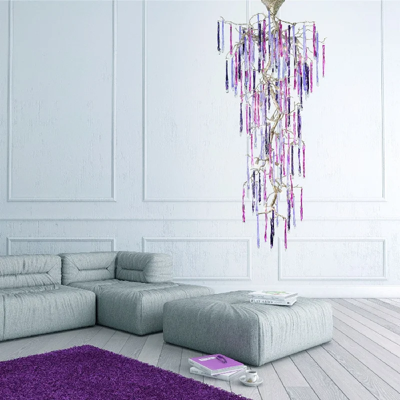 LED Chandeliers for Energy - Efficient LightingSerip Glamour 15 Lamp Bespoke Chandelier