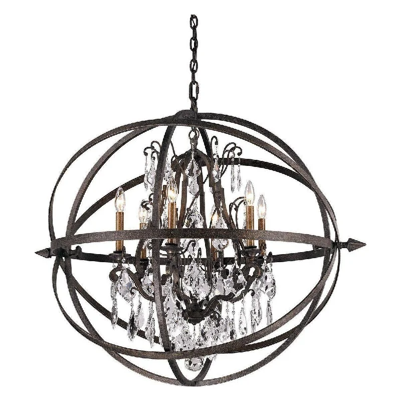 Chandeliers with Metal Frames in Bronze FinishByron Chandelier