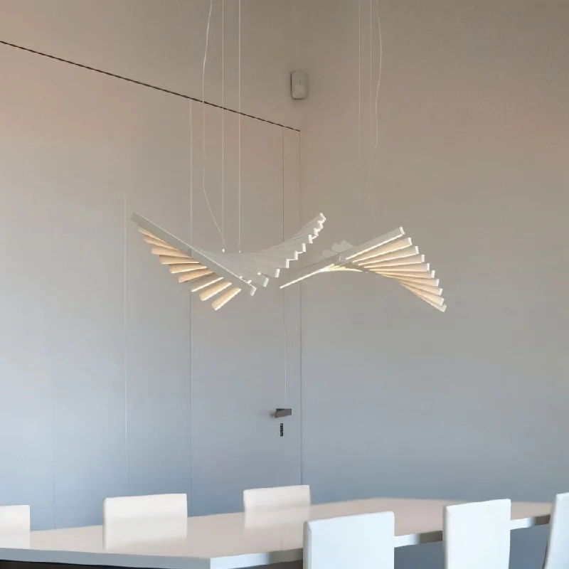 Chandeliers for Low Ceilings to Avoid OvercrowdingWaves Chandelier