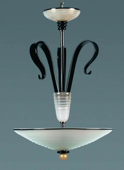 French Country Chandeliers with a Romantic AuraWhite Black & Gold Murano Glass Art Deco Pendant Light French Country Chandeliers with a Romantic AuraWhite Black & Gold Murano Glass Art Deco Pendant Light