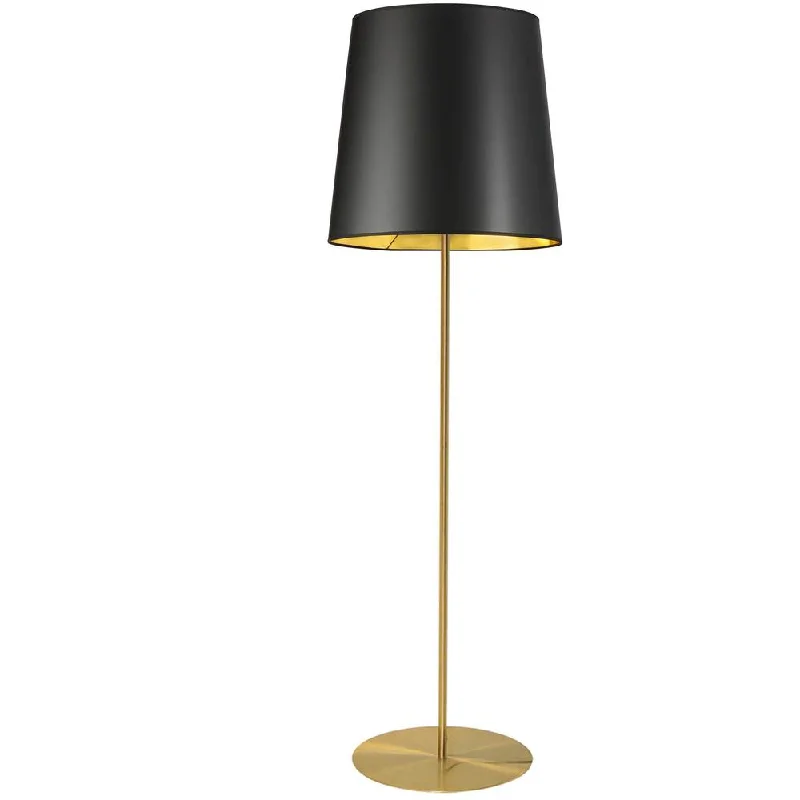 Wood Floor Lamp with Natural Grain for a Warm and Organic Feel1 Light Drum Floor Lamp w/ Jtone BLK/GLD Shade, AGB Wood Floor Lamp with Natural Grain for a Warm and Organic Feel1 Light Drum Floor Lamp w/ Jtone BLK/GLD Shade, AGB
