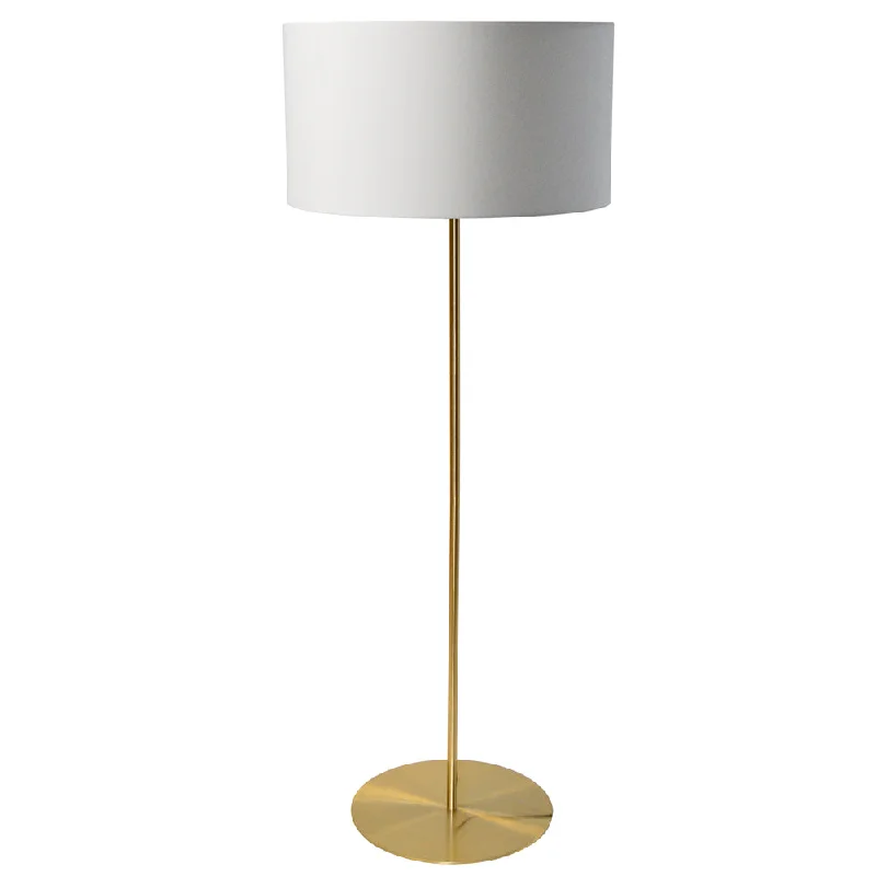 Dimmable Floor Lamp for Adjustable Lighting Ambiance1 Light Drum Floor Lamp w/ JTone White Shade AGB Dimmable Floor Lamp for Adjustable Lighting Ambiance1 Light Drum Floor Lamp w/ JTone White Shade AGB