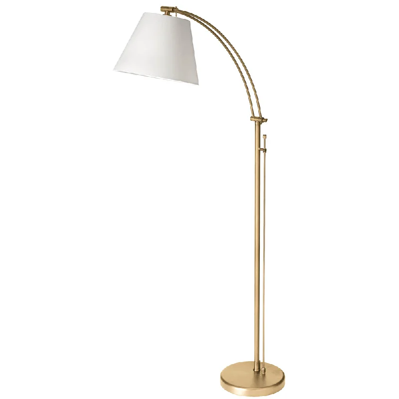 USB Charging Port Floor Lamp for Convenient Device Charging1 Light Incan Adjustable Floor Lamp, AGB w/ WH Shade USB Charging Port Floor Lamp for Convenient Device Charging1 Light Incan Adjustable Floor Lamp, AGB w/ WH Shade