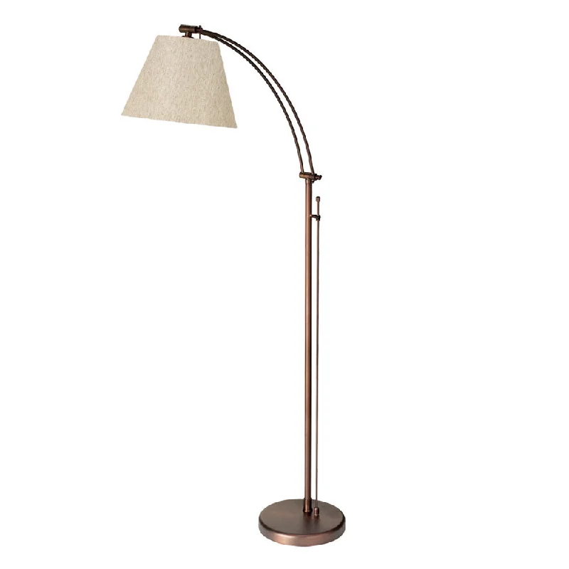 Marble Base Floor Lamp for a Touch of Luxury1 Light Incan Adjustable Floor Lamp, OBB w/ Flax Shade Marble Base Floor Lamp for a Touch of Luxury1 Light Incan Adjustable Floor Lamp, OBB w/ Flax Shade