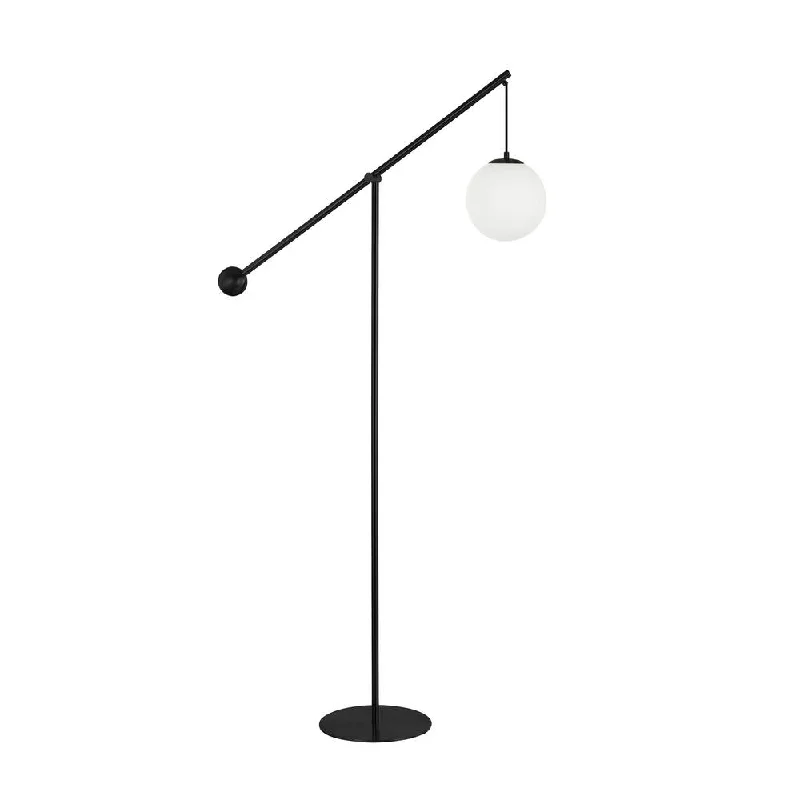Rustic Farmhouse Style Floor Lamp for Cozy Bedrooms1 Light Incandescent Floor Lamp, MB w/ Opal Glass Rustic Farmhouse Style Floor Lamp for Cozy Bedrooms1 Light Incandescent Floor Lamp, MB w/ Opal Glass