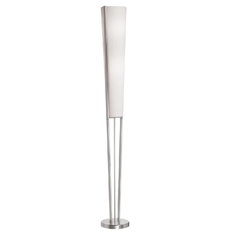 Metal Floor Lamp with a Matte Black Finish for a Sleek Look2 Lights Emotions Floor Lamp White Shd Metal Floor Lamp with a Matte Black Finish for a Sleek Look2 Lights Emotions Floor Lamp White Shd