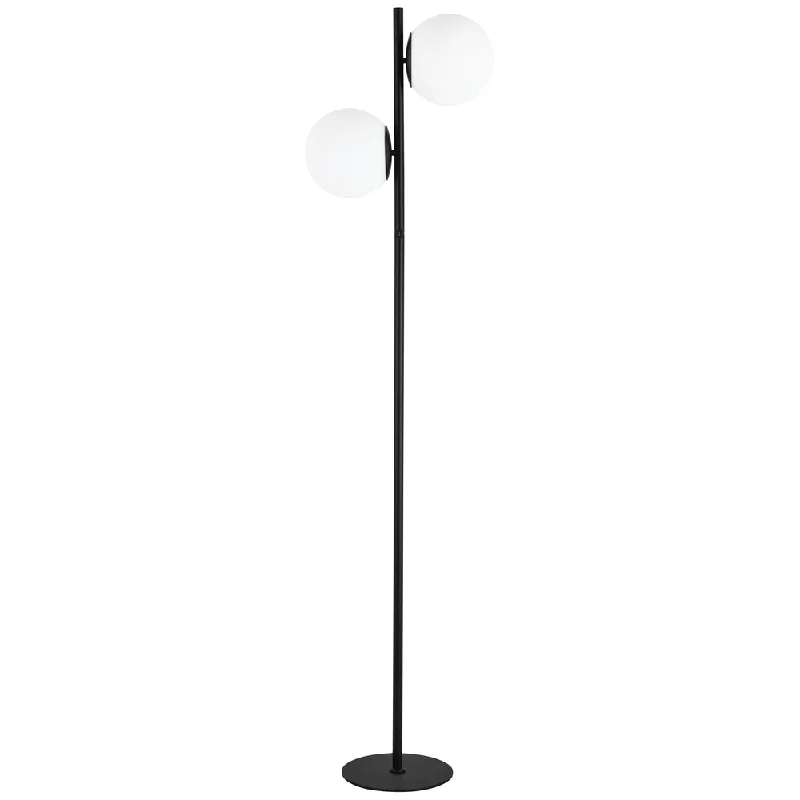 Marble Base Floor Lamp for a Touch of Luxury2 Lights Incandescent Floor Lamp, MB w/ WH Opal Glass Marble Base Floor Lamp for a Touch of Luxury2 Lights Incandescent Floor Lamp, MB w/ WH Opal Glass