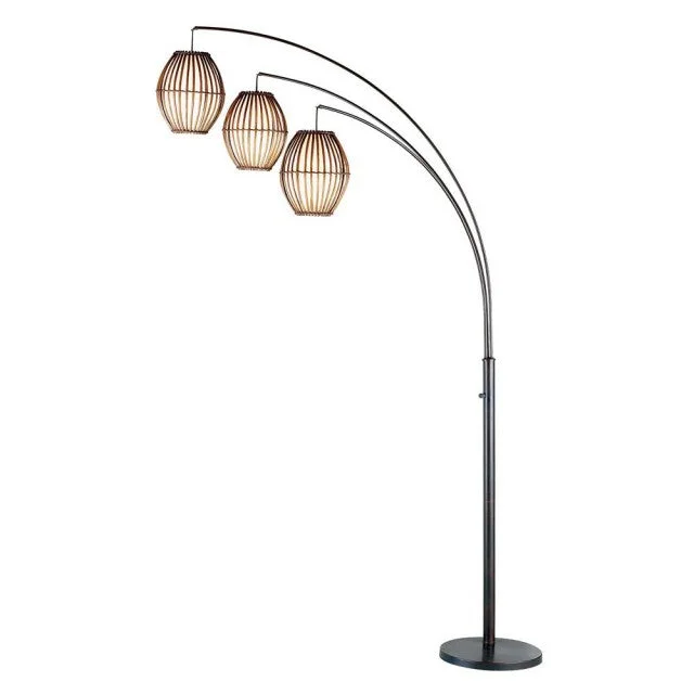 USB Charging Port Floor Lamp for Convenient Device ChargingMaui Arc Lamp