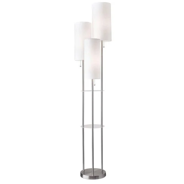 Wood Floor Lamp with Natural Grain for a Warm and Organic FeelTrio Floor Lamp