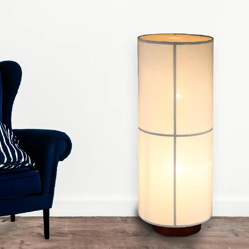 Victorian Style Floor Lamp for Traditional and Elegant InteriorsRaelynn Natural Linen Floor Lamp - White, 830mm High, PL0185 Victorian Style Floor Lamp for Traditional and Elegant InteriorsRaelynn Natural Linen Floor Lamp - White, 830mm High, PL0185