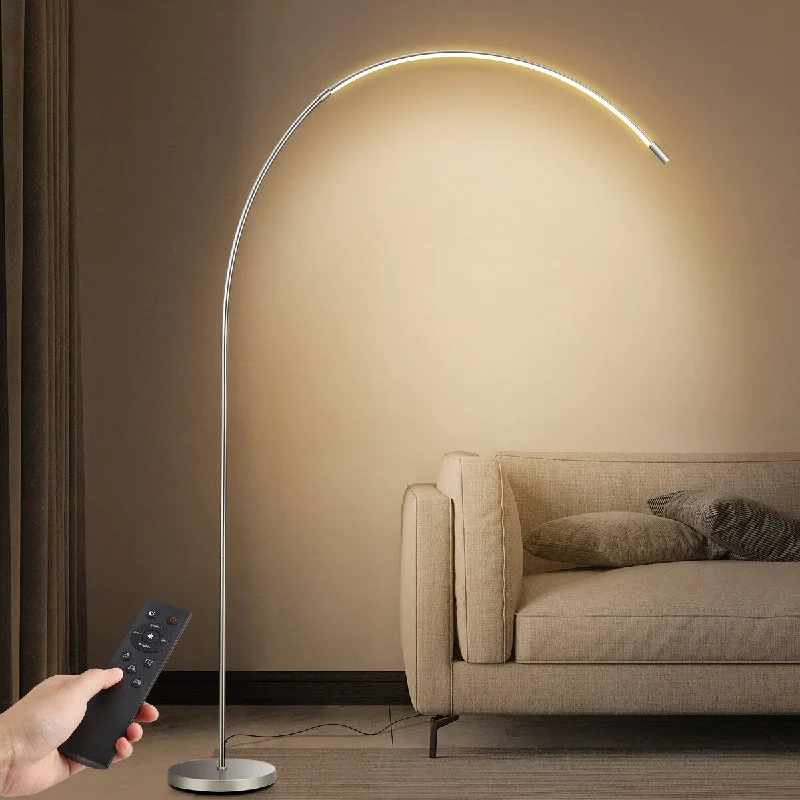 Rustic Farmhouse Style Floor Lamp for Cozy BedroomsArc Floor Lamp with Touch Control Rustic Farmhouse Style Floor Lamp for Cozy BedroomsArc Floor Lamp with Touch Control