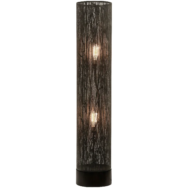 Fabric Floor Lamp with a Linen Shade for a Relaxed AestheticBerkley Laser Cut Trees Floor Lamp Fabric Floor Lamp with a Linen Shade for a Relaxed AestheticBerkley Laser Cut Trees Floor Lamp