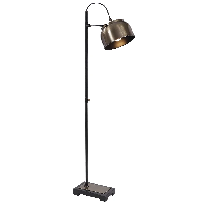 Rustic Farmhouse Style Floor Lamp for Cozy BedroomsBessemer Industrial Floor Lamp
