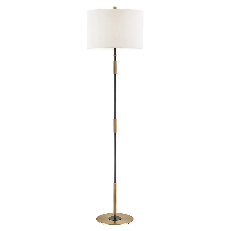 Metal Floor Lamp with a Matte Black Finish for a Sleek LookBOWERY FLOOR LAMP