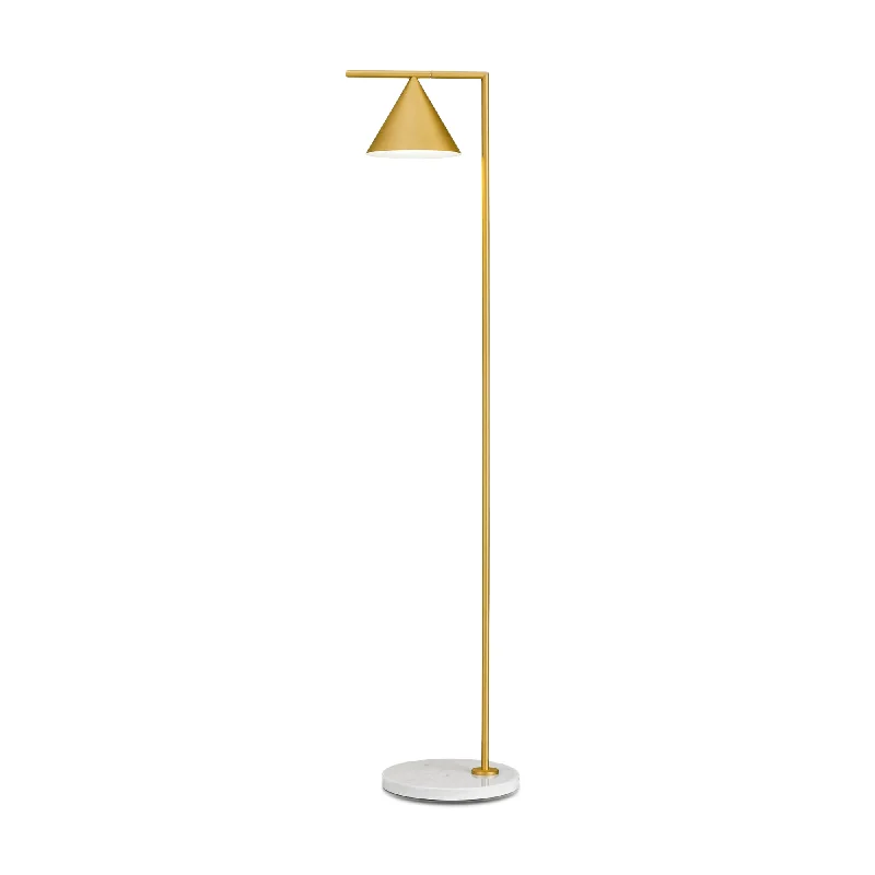 Bohemian Inspired Floor Lamp for Eclectic Home DecorCaptain Flint Floor Lamp - Brushed Brass