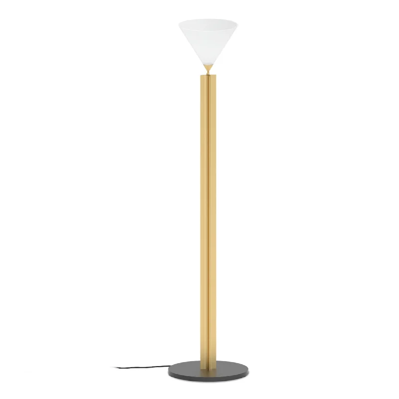 Modern Minimalist Floor Lamp for Contemporary Living RoomsColumn F02 Floor Lamp - Black/Brass Modern Minimalist Floor Lamp for Contemporary Living RoomsColumn F02 Floor Lamp - Black/Brass