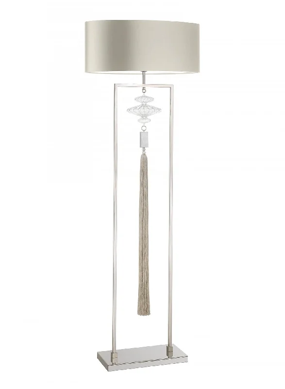 Victorian Style Floor Lamp for Traditional and Elegant InteriorsHeathfield Constance Nickel and Clear Floor Lamp * Victorian Style Floor Lamp for Traditional and Elegant InteriorsHeathfield Constance Nickel and Clear Floor Lamp *