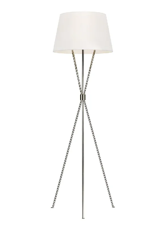 Glass Floor Lamp with Frosted Shades for Soft Diffused LightDecolight Madison Tripod Floor Lamp Nickel Glass Floor Lamp with Frosted Shades for Soft Diffused LightDecolight Madison Tripod Floor Lamp Nickel