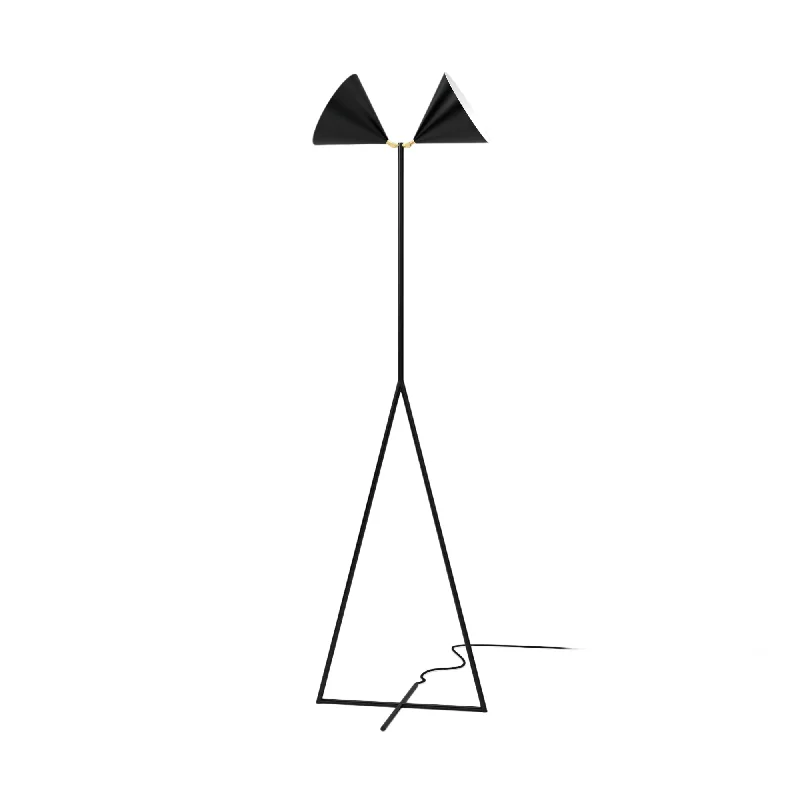 Dimmable Floor Lamp for Adjustable Lighting AmbianceDeux Cross Base Floor Lamp - Black Dimmable Floor Lamp for Adjustable Lighting AmbianceDeux Cross Base Floor Lamp - Black