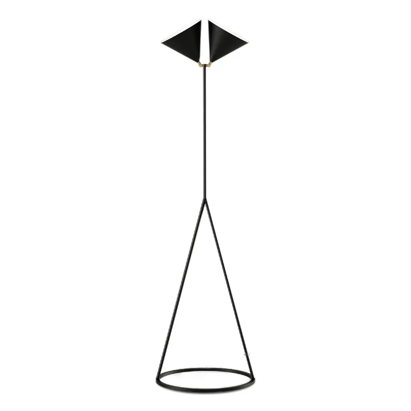 Dimmable Floor Lamp for Adjustable Lighting AmbianceDeux Round Base Floor Lamp - Black Dimmable Floor Lamp for Adjustable Lighting AmbianceDeux Round Base Floor Lamp - Black