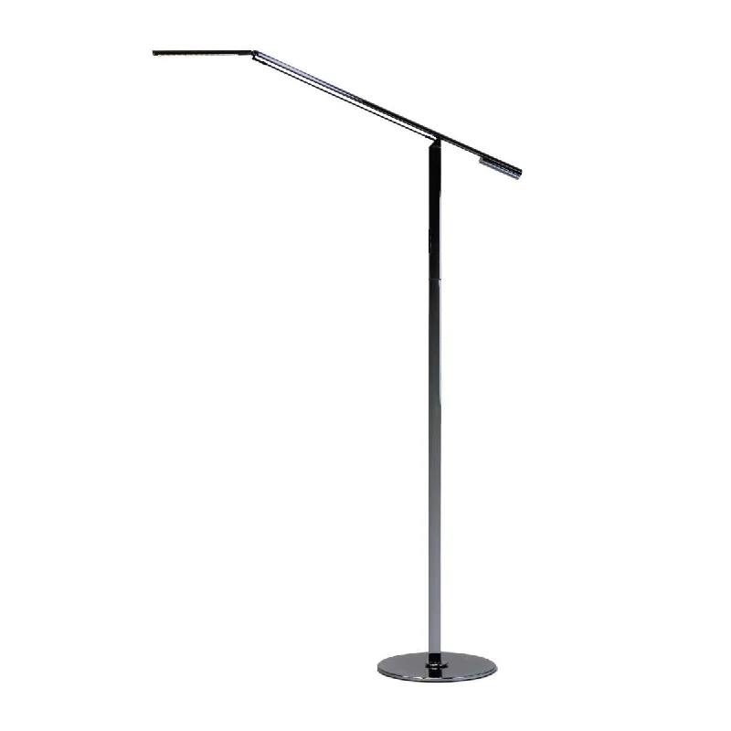 Metal Floor Lamp with a Matte Black Finish for a Sleek LookEquo Gen 3 Chrome Floor Lamp