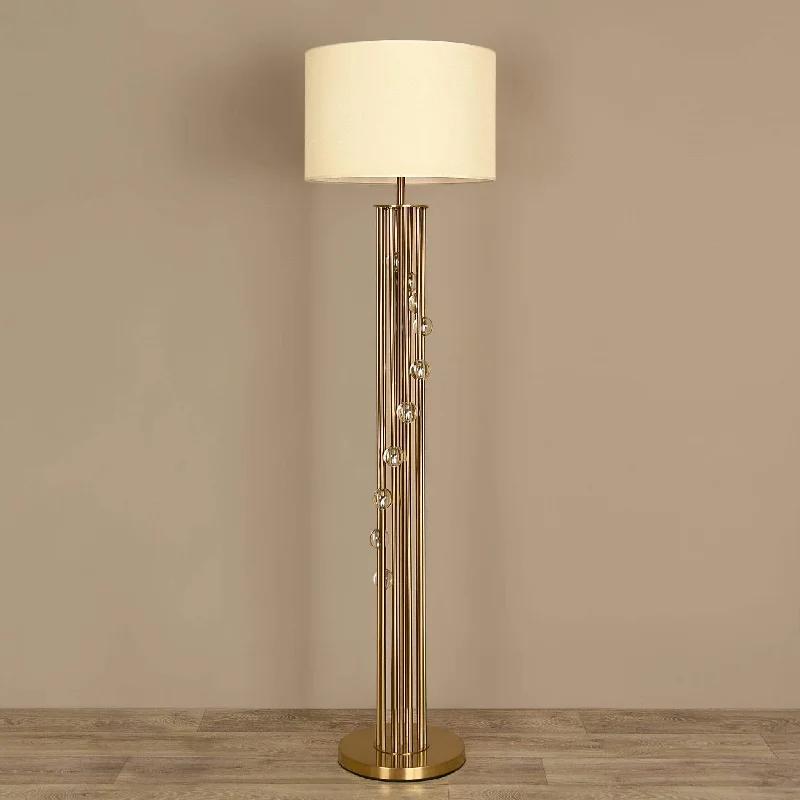 Wood Floor Lamp with Natural Grain for a Warm and Organic FeelFloor Lamp