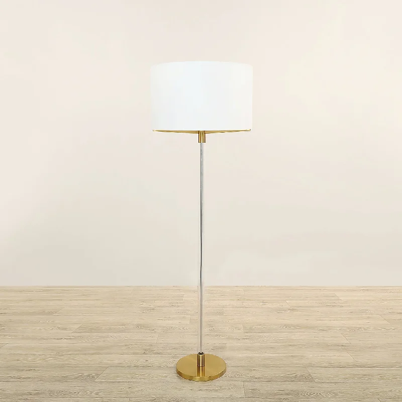 Wood Floor Lamp with Natural Grain for a Warm and Organic FeelFloor Lamp