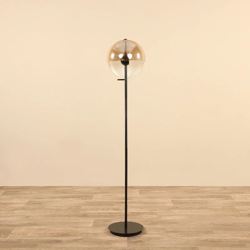 Glass Floor Lamp with Frosted Shades for Soft Diffused LightFloor Lamp