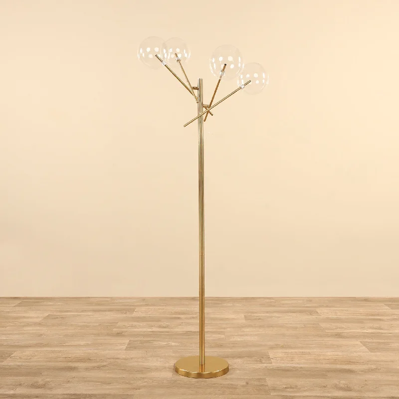 Industrial Style Floor Lamp with Exposed Bulbs for Loft ApartmentsFloor Lamp