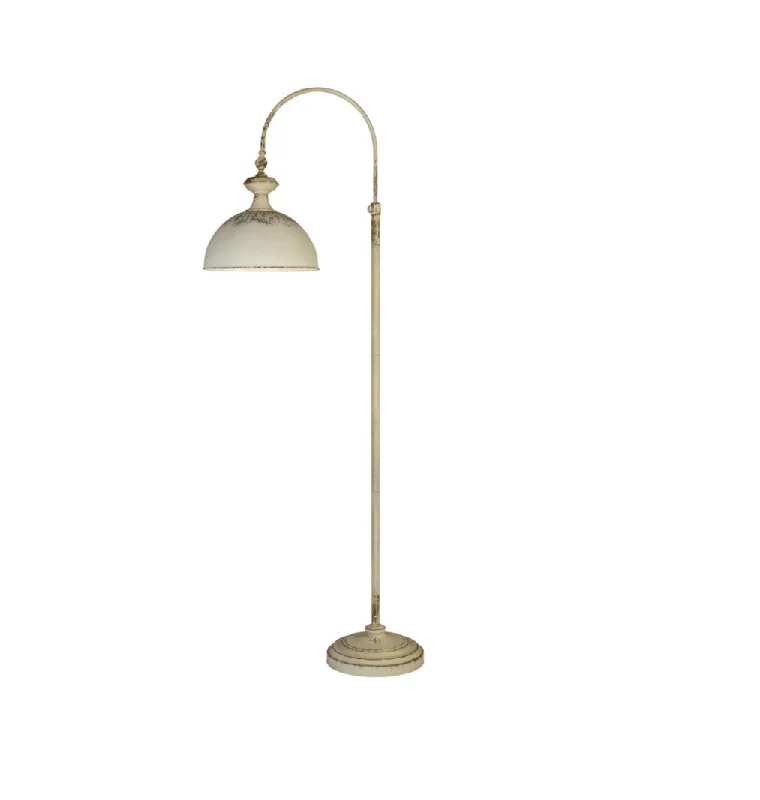 Adjustable Height Floor Lamp for Versatile Lighting NeedsForty West Designs 710145 Roger Distressed Metal Farmhouse Floor Lamp