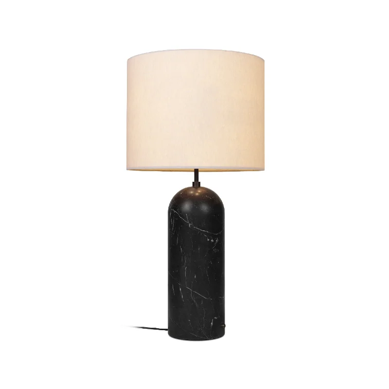 Marble Base Floor Lamp for a Touch of LuxuryGravity 10012268 XL Low Floor Lamp - Black Marble/Canvas Shade Marble Base Floor Lamp for a Touch of LuxuryGravity 10012268 XL Low Floor Lamp - Black Marble/Canvas Shade