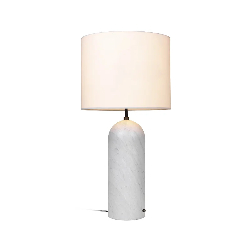 Rustic Farmhouse Style Floor Lamp for Cozy BedroomsGravity 10012273 XL Low Floor Lamp - White Marble/White Shade Rustic Farmhouse Style Floor Lamp for Cozy BedroomsGravity 10012273 XL Low Floor Lamp - White Marble/White Shade