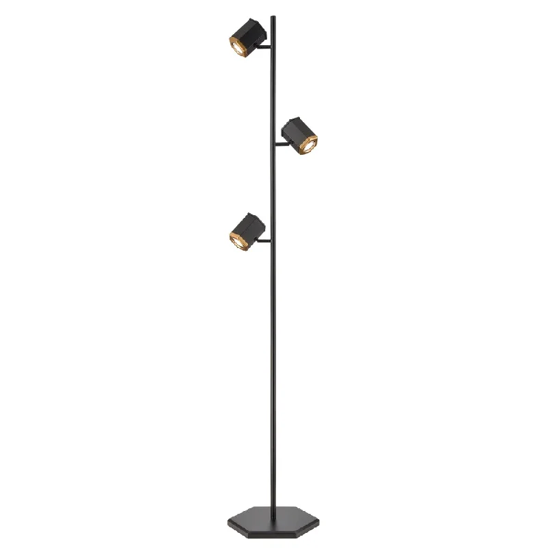 Glass Floor Lamp with Frosted Shades for Soft Diffused LightHexa 3 Light Floor Lamp Glass Floor Lamp with Frosted Shades for Soft Diffused LightHexa 3 Light Floor Lamp