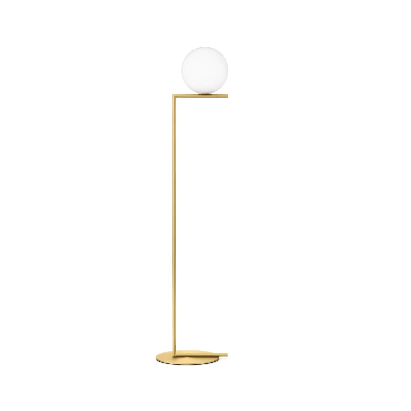 Way Switch Floor Lamp for Multiple Light Intensity LevelsIC Lights 1 Floor Lamp - Brass Way Switch Floor Lamp for Multiple Light Intensity LevelsIC Lights 1 Floor Lamp - Brass