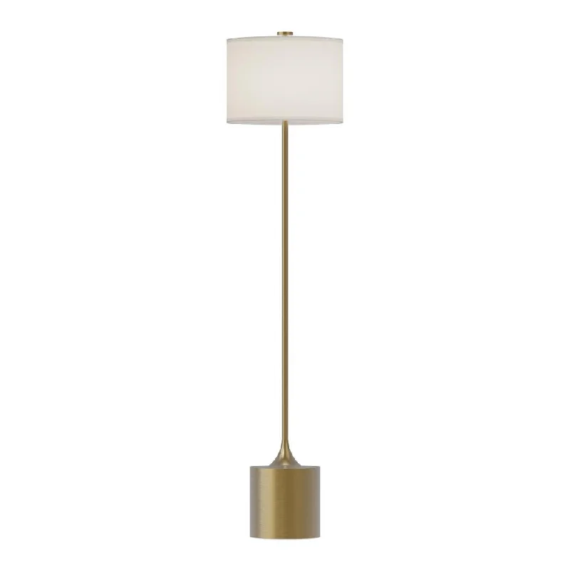 Smart Floor Lamp with Voice Control and Bluetooth ConnectivityIssa 61-in Brushed Gold/Ivory Linen 1 Light Floor Lamp Smart Floor Lamp with Voice Control and Bluetooth ConnectivityIssa 61-in Brushed Gold/Ivory Linen 1 Light Floor Lamp