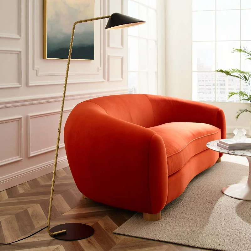 Marble Base Floor Lamp for a Touch of LuxuryJourney Standing Floor Lamp by Modway