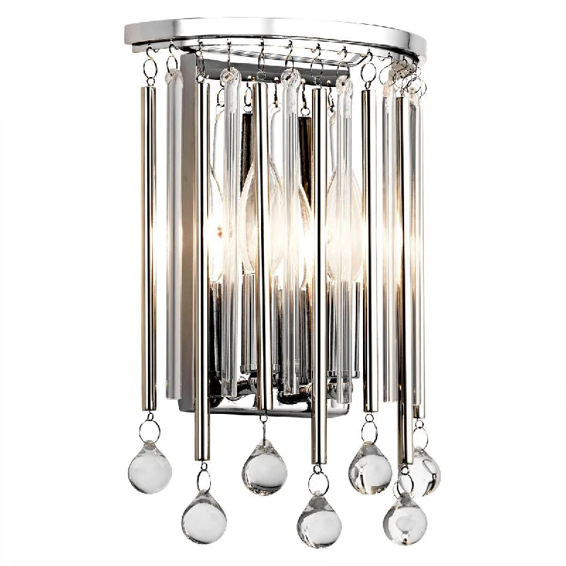 Industrial Style Floor Lamp with Exposed Bulbs for Loft ApartmentsKichler Piper 2 Light Chrome Wall Light - Glass Rods & Drops Industrial Style Floor Lamp with Exposed Bulbs for Loft ApartmentsKichler Piper 2 Light Chrome Wall Light - Glass Rods & Drops