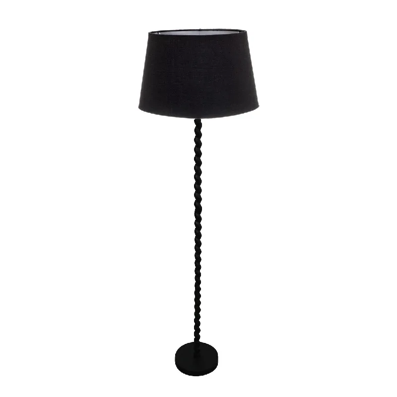 Industrial Style Floor Lamp with Exposed Bulbs for Loft ApartmentsLicorice Twist Floor Lamp Base Industrial Style Floor Lamp with Exposed Bulbs for Loft ApartmentsLicorice Twist Floor Lamp Base