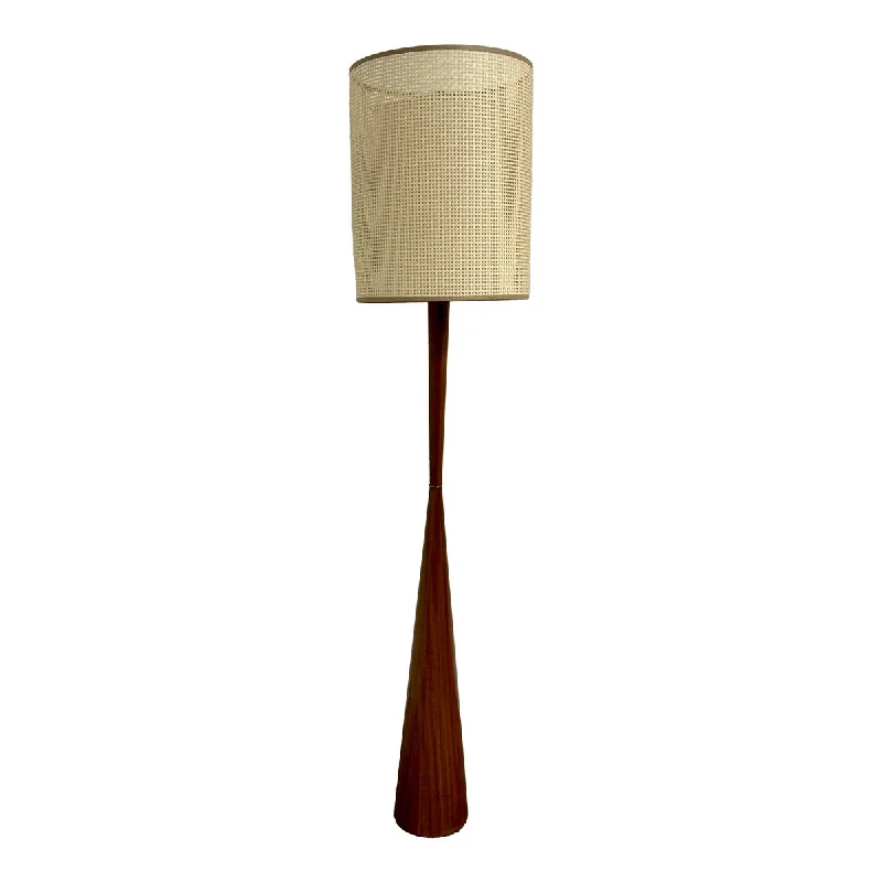 Fabric Floor Lamp with a Linen Shade for a Relaxed AestheticMCM Style Wood Floor Lamp Fabric Floor Lamp with a Linen Shade for a Relaxed AestheticMCM Style Wood Floor Lamp