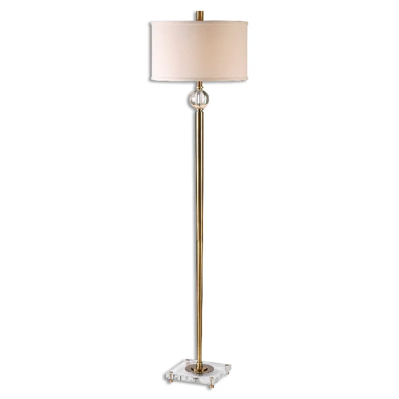 Bohemian Inspired Floor Lamp for Eclectic Home DecorMesita Brass Floor Lamp