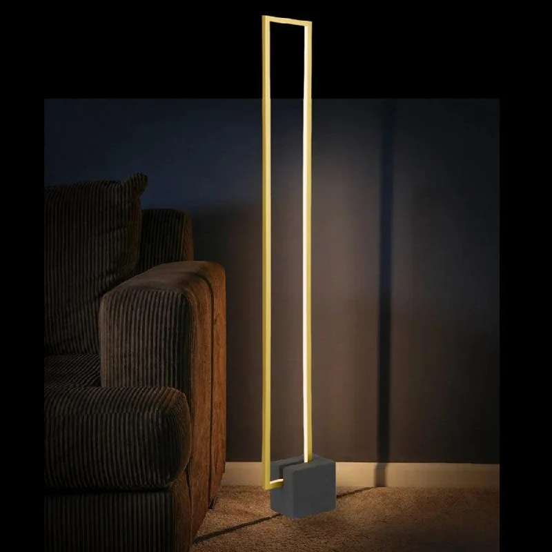 Wood Floor Lamp with Natural Grain for a Warm and Organic FeelModric LED Floor Lamp in Black/Gold or Grey Wood Floor Lamp with Natural Grain for a Warm and Organic FeelModric LED Floor Lamp in Black/Gold or Grey