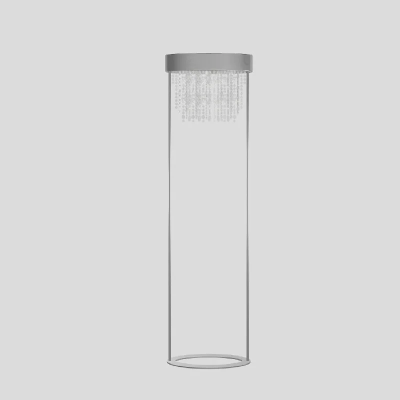 Silver Leaf Frame Transparent Pendants-Masiero