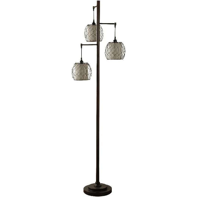  Way Switch Floor Lamp for Multiple Light Intensity LevelsOrson Three Head Floor Lamp