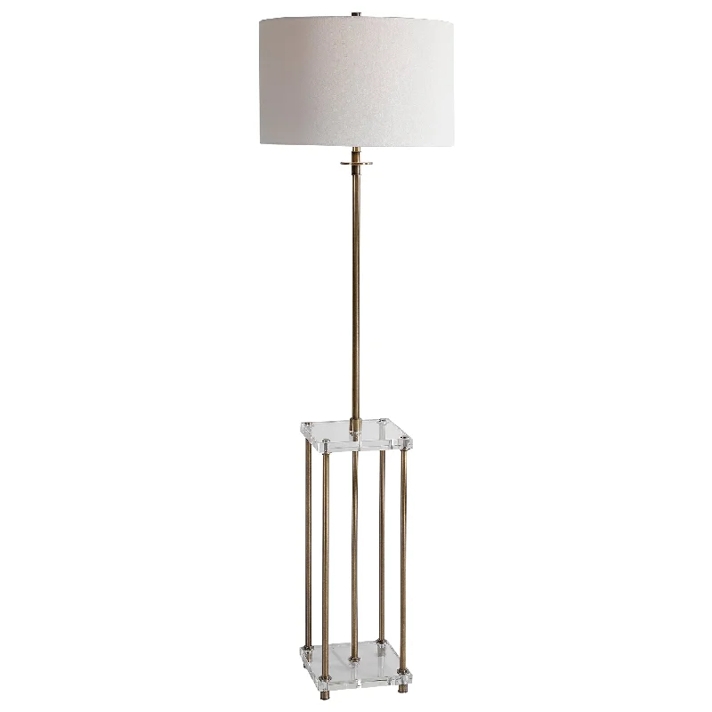 Marble Base Floor Lamp for a Touch of LuxuryPalladian Antique Brass Floor Lamp