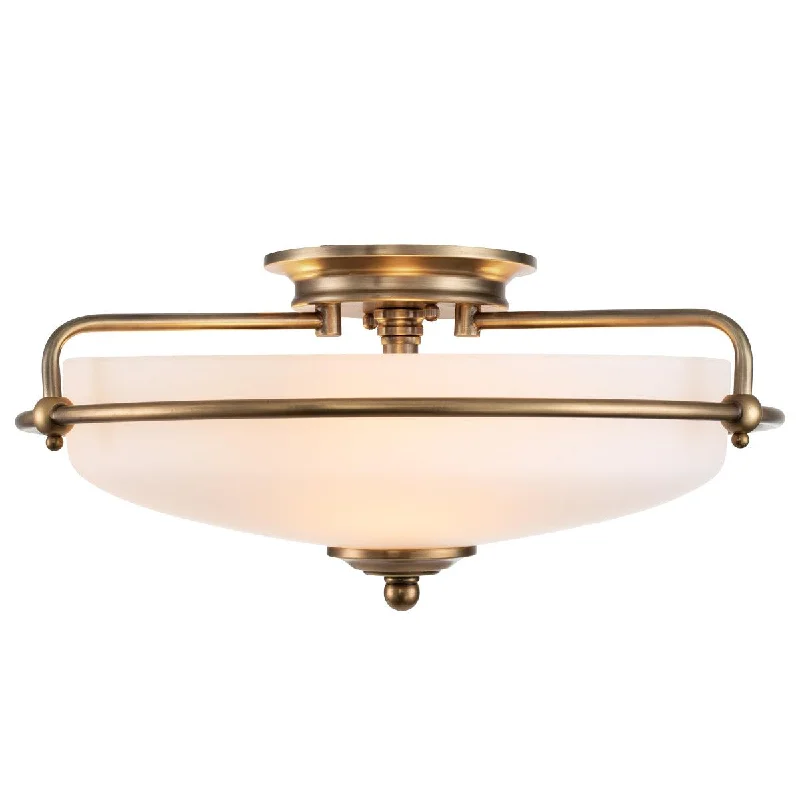 Industrial Style Floor Lamp with Exposed Bulbs for Loft ApartmentsQuoizel Griffin 3 Light Frosted Glass Weathered Brass Flush Industrial Style Floor Lamp with Exposed Bulbs for Loft ApartmentsQuoizel Griffin 3 Light Frosted Glass Weathered Brass Flush