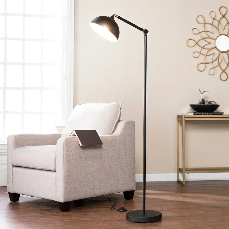 Bohemian Inspired Floor Lamp for Eclectic Home DecorSEI Furniture Hayleford Black Floor Lamp Bohemian Inspired Floor Lamp for Eclectic Home DecorSEI Furniture Hayleford Black Floor Lamp