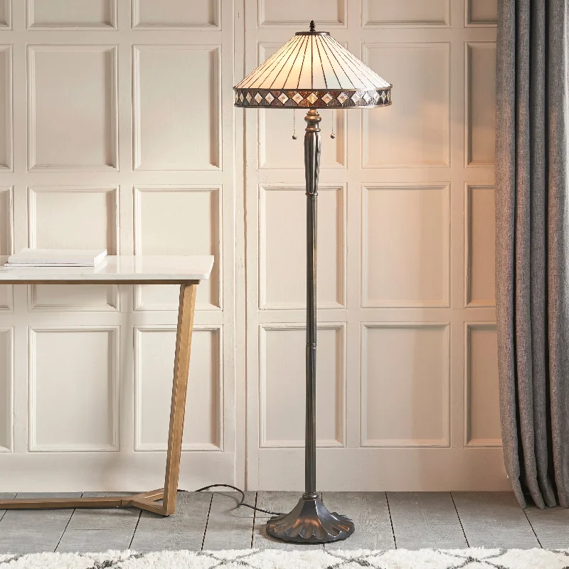 Adjustable Height Floor Lamp for Versatile Lighting NeedsTiffany Fargo Floor Lamp