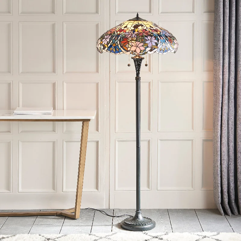Rustic Farmhouse Style Floor Lamp for Cozy BedroomsTiffany Sullivan Floor Lamp