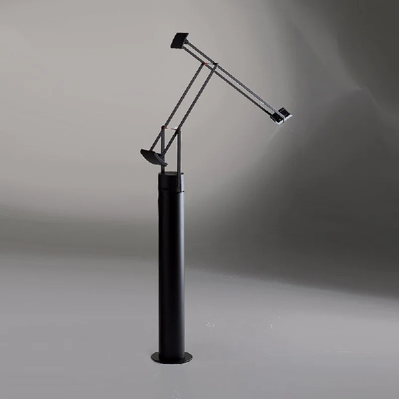 Metal Floor Lamp with a Matte Black Finish for a Sleek LookTizio Classic Floor Lamp Metal Floor Lamp with a Matte Black Finish for a Sleek LookTizio Classic Floor Lamp