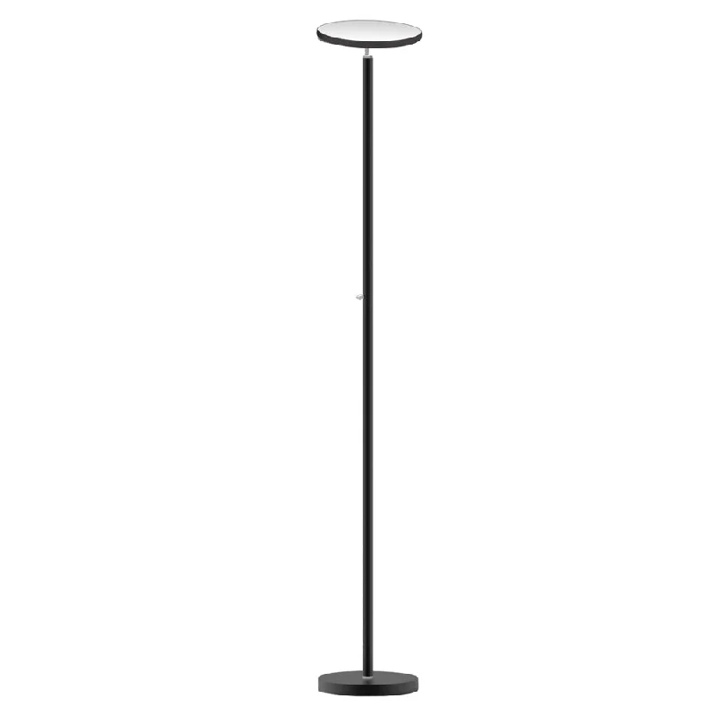Dimmable Floor Lamp for Adjustable Lighting AmbianceTorchier Floor Lamp, Sandy Black Finish